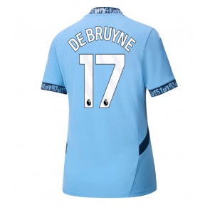 Manchester City Kevin De Bruyne #17 Domácí Dres pro Dámy 2024-25 Krátkým Rukávem