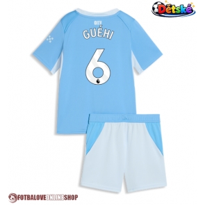 Manchester City Marc Guehi #6 Domácí dres komplet pro Děti 2026-27 Krátkým Rukávem (+ Krátké kalhoty)