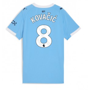 Manchester City Mateo Kovacic #8 Domácí Dres pro Dámy 2025-26 Krátkým Rukávem Manchester City Mateo Kovacic #8 Domácí Dres pro Dámy 2025-26 Krátkým Rukávem