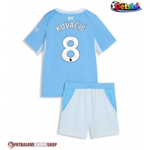 Manchester City Mateo Kovacic #8 Domácí dres komplet pro Děti 2026-27 Krátkým Rukávem (+ Krátké kalhoty)
