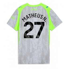 Manchester City Matheus Nunes #27 Alternativní Dres pro Dámy 2025-26 Krátkým Rukávem