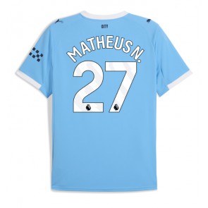 Manchester City Matheus Nunes #27 Domácí Dres 2025-26 Krátkým Rukávem
