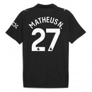 Manchester City Matheus Nunes #27 Venkovní Dres 2025-26 Krátkým Rukávem