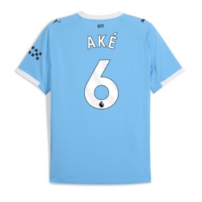 Manchester City Nathan Ake #6 Domácí Dres 2025-26 Krátkým Rukávem