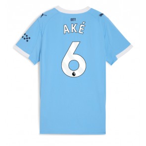 Manchester City Nathan Ake #6 Domácí Dres pro Dámy 2025-26 Krátkým Rukávem Manchester City Nathan Ake #6 Domácí Dres pro Dámy 2025-26 Krátkým Rukávem