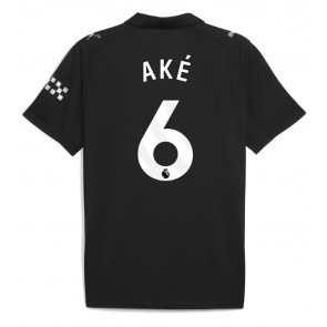 Manchester City Nathan Ake #6 Venkovní Dres 2025-26 Krátkým Rukávem