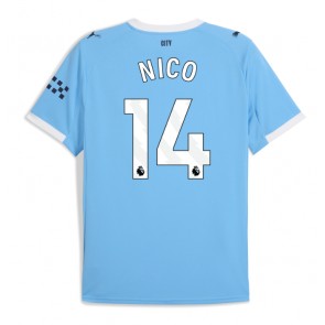 Manchester City Nico Gonzalez #14 Domácí Dres 2025-26 Krátkým Rukávem