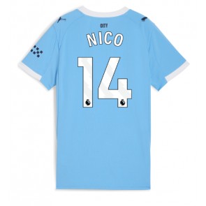 Manchester City Nico Gonzalez #14 Domácí Dres pro Dámy 2025-26 Krátkým Rukávem