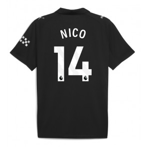 Manchester City Nico Gonzalez #14 Venkovní Dres 2025-26 Krátkým Rukávem