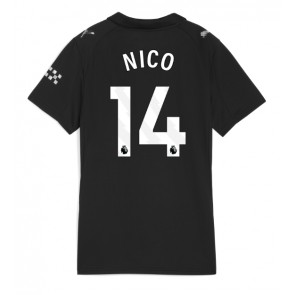 Manchester City Nico Gonzalez #14 Venkovní Dres pro Dámy 2025-26 Krátkým Rukávem