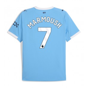 Manchester City Omar Marmoush #7 Domácí Dres 2025-26 Krátkým Rukávem