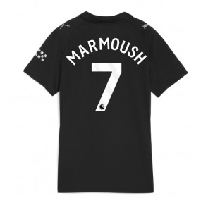 Manchester City Omar Marmoush #7 Venkovní Dres pro Dámy 2025-26 Krátkým Rukávem