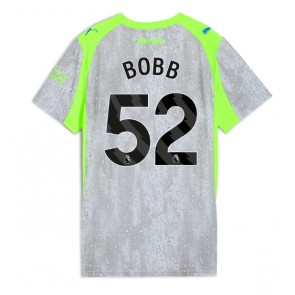 Manchester City Oscar Bobb #52 Alternativní Dres pro Dámy 2025-26 Krátkým Rukávem
