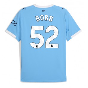 Manchester City Oscar Bobb #52 Domácí Dres 2025-26 Krátkým Rukávem