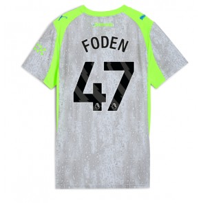 Manchester City Phil Foden #47 Alternativní Dres pro Dámy 2025-26 Krátkým Rukávem