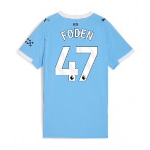 Manchester City Phil Foden #47 Domácí Dres pro Dámy 2025-26 Krátkým Rukávem Manchester City Phil Foden #47 Domácí Dres pro Dámy 2025-26 Krátkým Rukávem