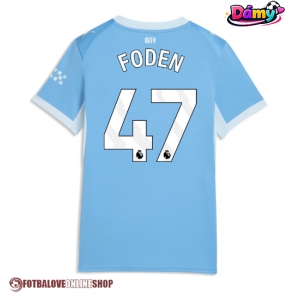 Manchester City Phil Foden #47 Domácí Dres pro Dámy 2026-27 Krátkým Rukávem