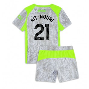 Manchester City Rayan Ait-Nouri #21 Alternativní dres komplet pro Děti 2025-26 Krátkým Rukávem (+ Krátké kalhoty)