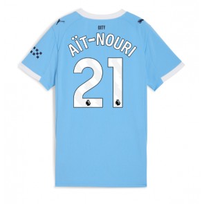 Manchester City Rayan Ait-Nouri #21 Domácí Dres pro Dámy 2025-26 Krátkým Rukávem