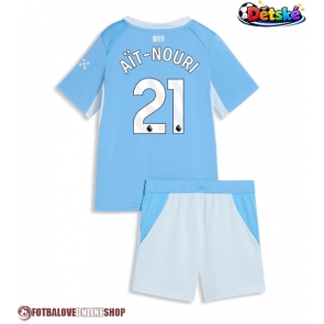 Manchester City Rayan Ait-Nouri #21 Domácí dres komplet pro Děti 2026-27 Krátkým Rukávem (+ Krátké kalhoty)