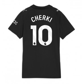 Manchester City Rayan Cherki #10 Venkovní Dres pro Dámy 2025-26 Krátkým Rukávem