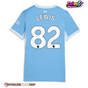 Manchester City Rico Lewis #82 Domácí Dres pro Dámy 2026-27 Krátkým Rukávem