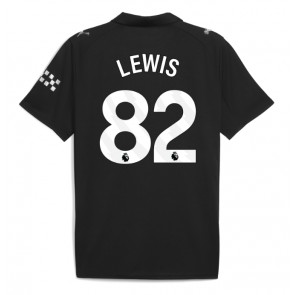 Manchester City Rico Lewis #82 Venkovní Dres 2025-26 Krátkým Rukávem Manchester City Rico Lewis #82 Venkovní Dres 2025-26 Krátkým Rukávem