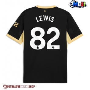 Manchester City Rico Lewis #82 Venkovní Dres 2026-27 Krátkým Rukávem