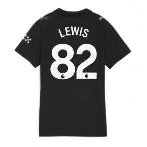 Manchester City Rico Lewis #82 Venkovní Dres pro Dámy 2025-26 Krátkým Rukávem Manchester City Rico Lewis #82 Venkovní Dres pro Dámy 2025-26 Krátkým Rukávem