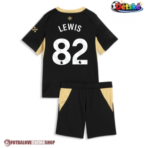 Manchester City Rico Lewis #82 Venkovní dres komplet pro Děti 2026-27 Krátkým Rukávem (+ Krátké kalhoty)