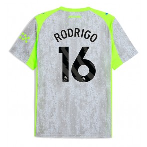 Manchester City Rodri Hernandez #16 Alternativní Dres 2025-26 Krátkým Rukávem