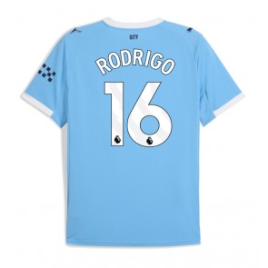 Manchester City Rodri Hernandez #16 Domácí Dres 2025-26 Krátkým Rukávem