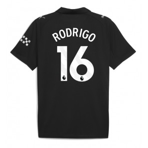 Manchester City Rodri Hernandez #16 Venkovní Dres 2025-26 Krátkým Rukávem