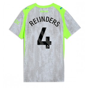 Manchester City Tijjani Reijnders #4 Alternativní Dres pro Dámy 2025-26 Krátkým Rukávem Manchester City Tijjani Reijnders #4 Alternativní Dres pro Dámy 2025-26 Krátkým Rukávem