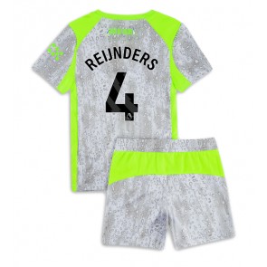 Manchester City Tijjani Reijnders #4 Alternativní dres komplet pro Děti 2025-26 Krátkým Rukávem (+ Krátké kalhoty)