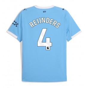 Manchester City Tijjani Reijnders #4 Domácí Dres 2025-26 Krátkým Rukávem