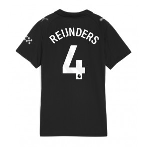 Manchester City Tijjani Reijnders #4 Venkovní Dres pro Dámy 2025-26 Krátkým Rukávem