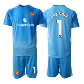 Manchester United Altay Bayindir #1 Brankář Domácí dres komplet pro Děti 2025-26 Krátkým Rukávem (+ Krátké kalhoty)