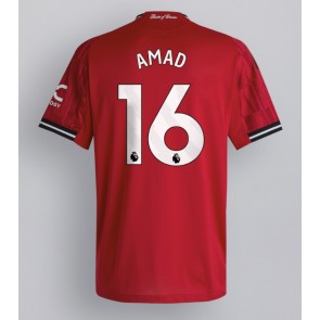 Manchester United Amad Diallo #16 Domácí Dres 2025-26 Krátkým Rukávem