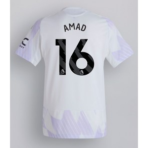 Manchester United Amad Diallo #16 Venkovní Dres 2025-26 Krátkým Rukávem