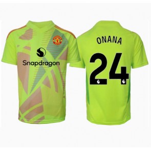 Manchester United Andre Onana #24 Brankář Venkovní Dres 2024-25 Krátkým Rukávem