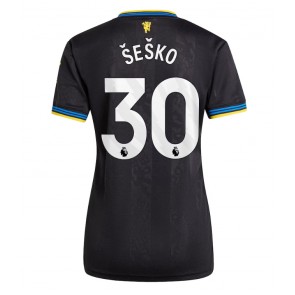 Manchester United Benjamin Sesko #30 Alternativní Dres pro Dámy 2025-26 Krátkým Rukávem