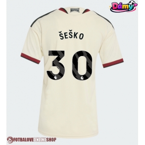 Manchester United Benjamin Sesko #30 Alternativní Dres pro Dámy 2026-27 Krátkým Rukávem