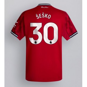 Manchester United Benjamin Sesko #30 Domácí Dres 2025-26 Krátkým Rukávem
