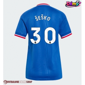 Manchester United Benjamin Sesko #30 Venkovní Dres pro Dámy 2026-27 Krátkým Rukávem