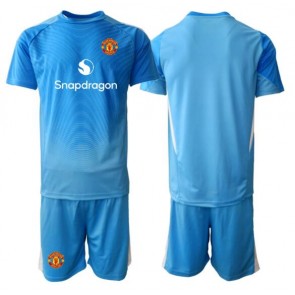 Manchester United Brankář Domácí dres komplet pro Děti 2025-26 Krátkým Rukávem (+ Krátké kalhoty)