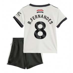 Manchester United Bruno Fernandes #8 Alternativní dres komplet pro Děti 2024-25 Krátkým Rukávem (+ Krátké kalhoty)
