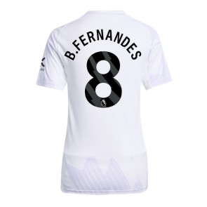 Manchester United Bruno Fernandes #8 Venkovní Dres pro Dámy 2025-26 Krátkým Rukávem