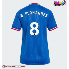 Manchester United Bruno Fernandes #8 Venkovní Dres pro Dámy 2026-27 Krátkým Rukávem