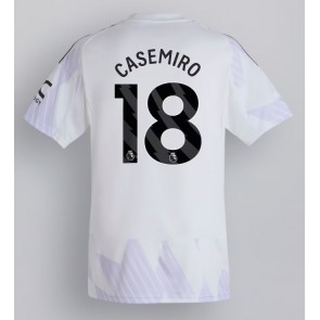 Manchester United Casemiro #18 Venkovní Dres 2025-26 Krátkým Rukávem